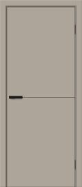 Межкомнатная дверь ПЭТ Браво-0.21.П Clay Silk / Black Silk