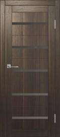 Межкомнатная дверь с экошпоном ДП DIM I-1 Choco Wood Сатинато Графит