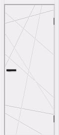 Межкомнатная дверь с покрытием винил Граффити-5.Д White Pro