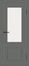 Межкомнатная дверь с экошпоном ДП DIM I-21 Graphite Matt Сатинато Белый