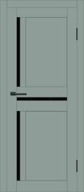 Межкомнатная дверь с экошпоном ДП DIM I-5.1 Gloomy sky Matt Lacobel Black