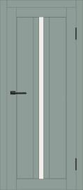 Межкомнатная дверь с экошпоном ДП DIM I-9 Gloomy sky Matt Сатинато Белый