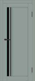 Межкомнатная дверь с экошпоном ДП DIM I-19.1 Gloomy sky Matt Lacobel Black