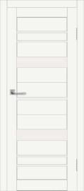 Межкомнатная дверь с экошпоном ДП DIM I-16 Crystal Matt Сатинато Белый