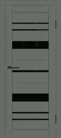 Межкомнатная дверь с экошпоном ДП DIM I-16 Graphite Matt Lacobel Black