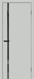 Межкомнатная дверь ПЭТ Браво-0.40.П Grey Silk / Mirox Grey
