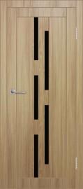 Межкомнатная дверь с экошпоном ДП DIM I-4 Sandy Wood Lacobel Black