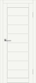 Межкомнатная дверь с экошпоном ДП DIM I-3 Crystal Matt Сатинато Белый