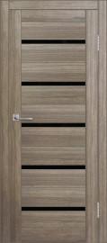 Межкомнатная дверь с экошпоном ДП DIM I-1 Taupe Wood Lacobel Black
