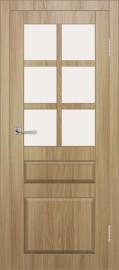 Межкомнатная дверь с экошпоном ДП DIM I-12 Sandy Wood Сатинато Белый