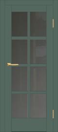 Межкомнатная дверь с экошпоном ДП DIM I-14 Seagrass Matt Сатинато Графит