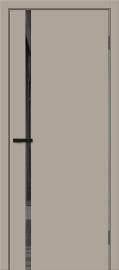 Межкомнатная дверь ПЭТ Браво-0.40.П Clay Silk / Mirox Grey