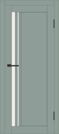 Межкомнатная дверь с экошпоном ДП DIM I-19.1 Gloomy sky Matt Сатинато Белый