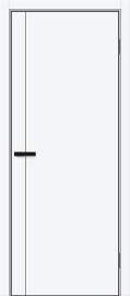 Межкомнатная дверь ПЭТ Браво-0.10.А White Silk