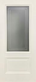 Межкомнатная дверь ДП DIM Enamel B-2.1 Тёплый Белый Фотопечать Белое