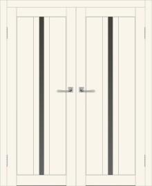 Двойная межкомнатная дверь с экошпоном ДП DIM I-9 Angel Matt Сатинато Графит