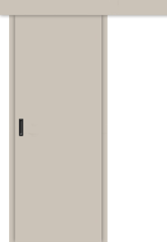 Межкомнатная дверь-купе Браво-0к Creamy