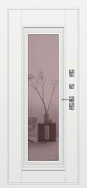 Входная дверь OIKO T 115 SP 1 Муар 8019/9003/Белый