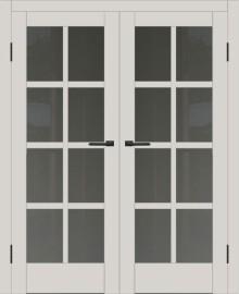 Двойная межкомнатная дверь с экошпоном ДП DIM I-14 Silk Matt Сатинато Графит