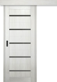 Межкомнатная дверь-купе ДП DIM I-1к Blond Wood / Сатинато Графит