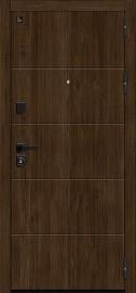 Металлическая дверь Райт Pecan/Cappuccino Melinga