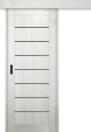 Межкомнатная дверь-купе ДП DIM I-3к Blond Wood / Сатинато Графит