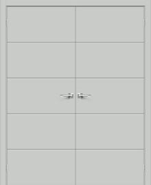 Двойная межкомнатная крашеная дверь Граффити-1 Grace