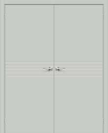 Двойная межкомнатная крашеная дверь Граффити-23 Grace