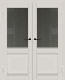 Двойная межкомнатная дверь с экошпоном ДП DIM I-11 Silk Matt Сатинато Графит