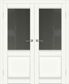 Двойная межкомнатная дверь с экошпоном ДП DIM I-11 Crystal Matt Сатинато Графит