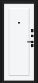 Металлическая дверь Айкон/SBlack Graphite Shell/White Silk