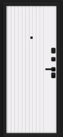 Металлическая дверь Граффити-32/SBlack Black Shell/White Pro