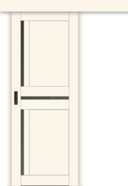 Межкомнатная дверь-купе ДП DIM I-5.1к Angel Matt / Сатинато Графит