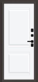 Металлическая дверь с терморазрывом Некст МФ/SBlack Старк шоколад/White Silk