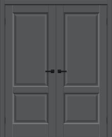 Двойная межкомнатная дверь ПЭТ Неоклассик-32 Stormy Silk
