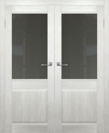 Двойная межкомнатная дверь с экошпоном ДП DIM I-11 Blond Wood Сатинато Графит