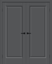 Двойная межкомнатная дверь ПЭТ Неоклассик-30 Stormy Silk