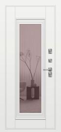 Входная дверь OIKO T 110 SP 1 Муар 8019/9003/Белый