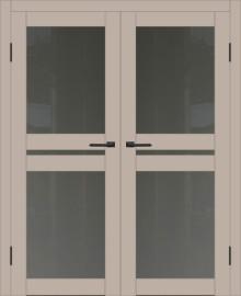 Двойная межкомнатная дверь с экошпоном ДП DIM I-7 Dune Matt Сатинато Графит