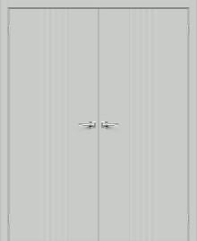 Двойная межкомнатная крашеная дверь Граффити-21 Grace