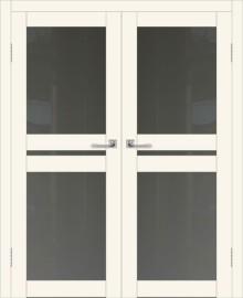 Двойная межкомнатная дверь с экошпоном ДП DIM I-7 Angel Matt Сатинато Графит