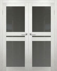 Двойная межкомнатная дверь с экошпоном ДП DIM I-7 Blond Wood Сатинато Графит