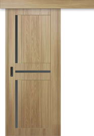 Межкомнатная дверь-купе ДП DIM I-5.1к Sandy Wood / Сатинато Графит