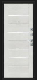 Металлическая дверь Прайм/BChrome Almon/Bianco Melinga