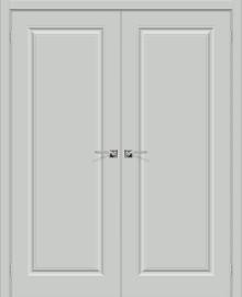 Двойная межкомнатная крашеная дверь Скинни-10 Grace
