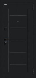 Металлическая дверь Борн/SBlack Букле чёрное/Wenge Melinga