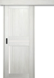 Межкомнатная дверь-купе ДП DIM I-5.1к Blond Wood / Сатинато Белый