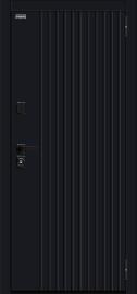 Металлическая дверь Вижн/SBlack Black Shell/White Silk