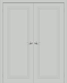 Двойная межкомнатная крашеная дверь Граффити-20 Grace