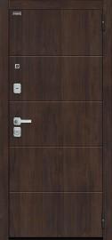 Металлическая дверь Флэт/BChrome Almon/Cappuccino Melinga